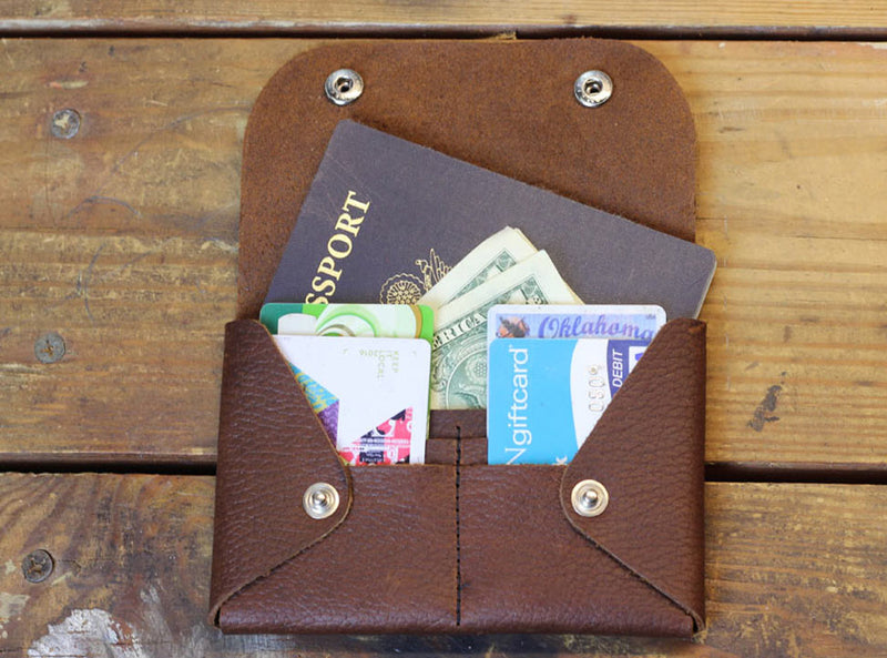 Brown - Midi Travel Wallet