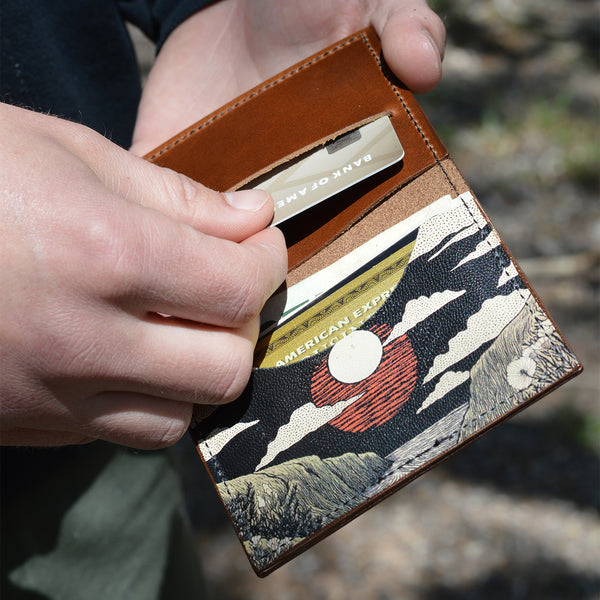 Essentials Wallet - Orange Mountain