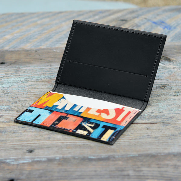 Essentials Wallet - Block Print