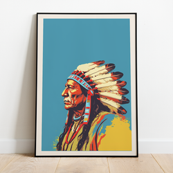 Sitting Bull -  12"x18" Print
