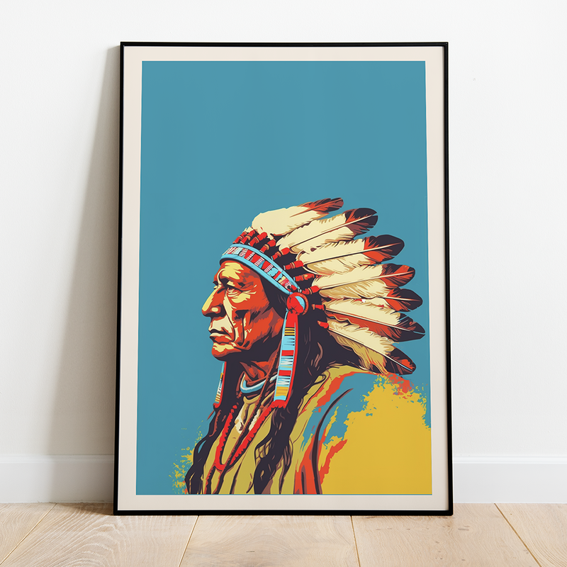 Sitting Bull -  12"x18" Print