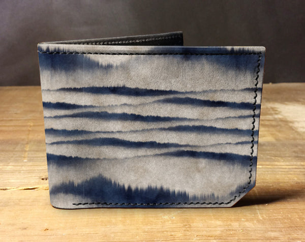 Blue Fade - Spectrum Leather Wallet