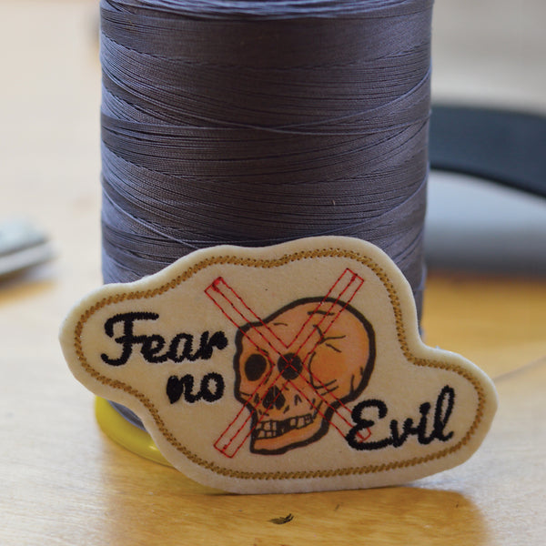 S&S Felt Patch - Fear No Evil