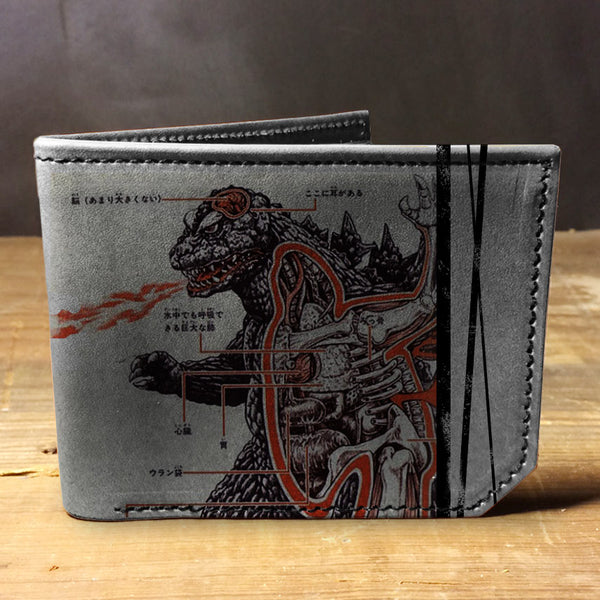 Godzilla - Printmaker Leather Wallet