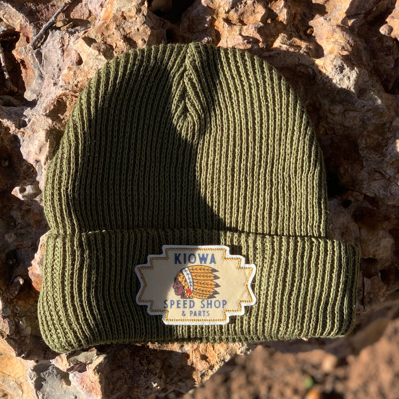 Kiowa Speed Shop Ribbed Beanie