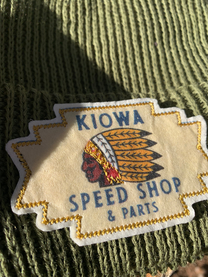 Kiowa Speed Shop Ribbed Beanie