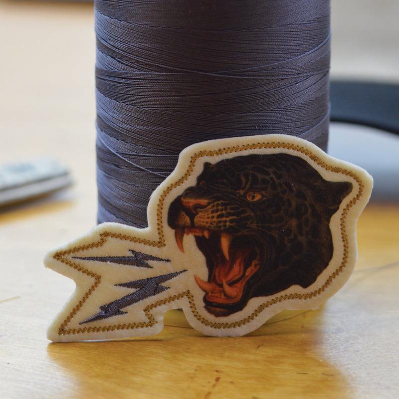 S&S Felt Patch - Panther Bolts
