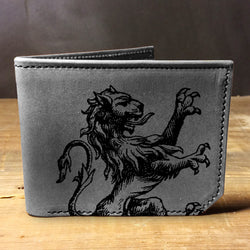Lion Roar - Printmaker Leather Wallet