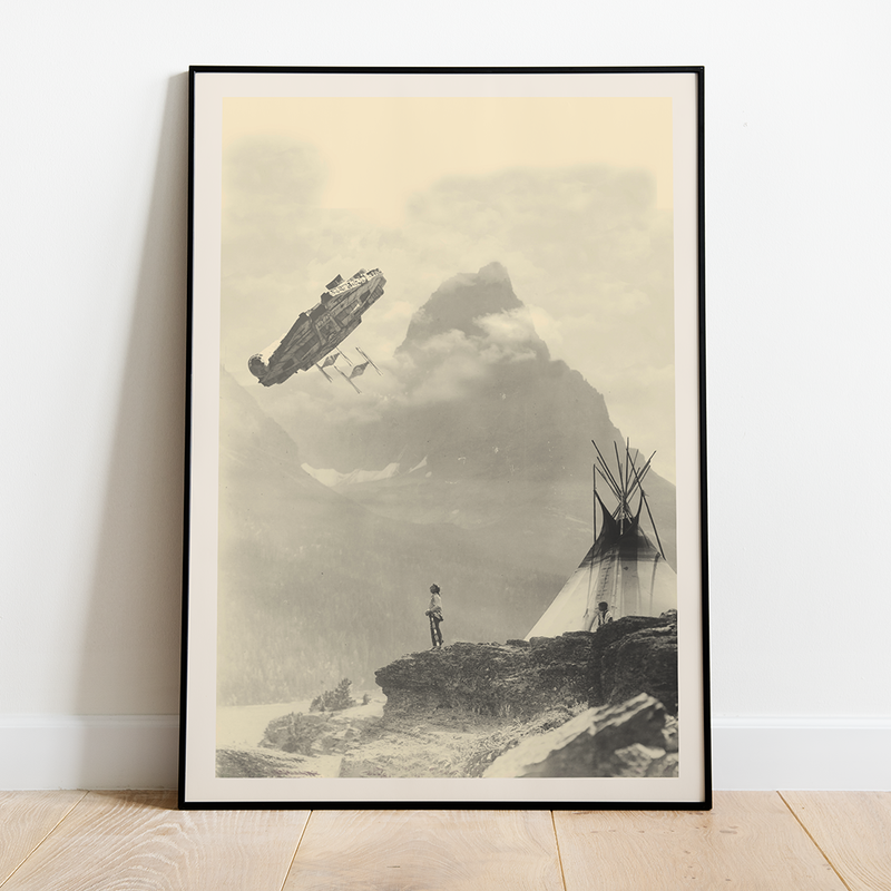 Millennium Falcon -  12"x18" Print
