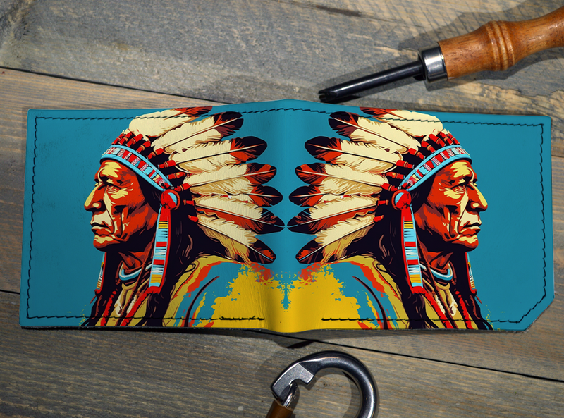 Sitting Bull - Leather Wallet