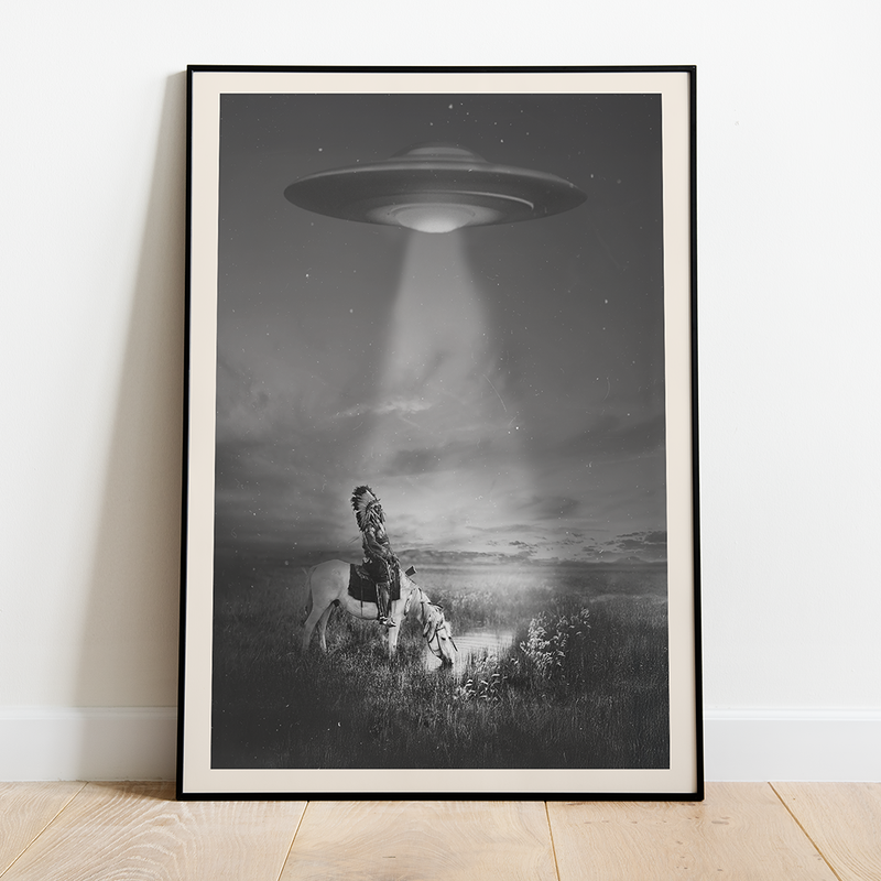 UFO -  12"x18" Print
