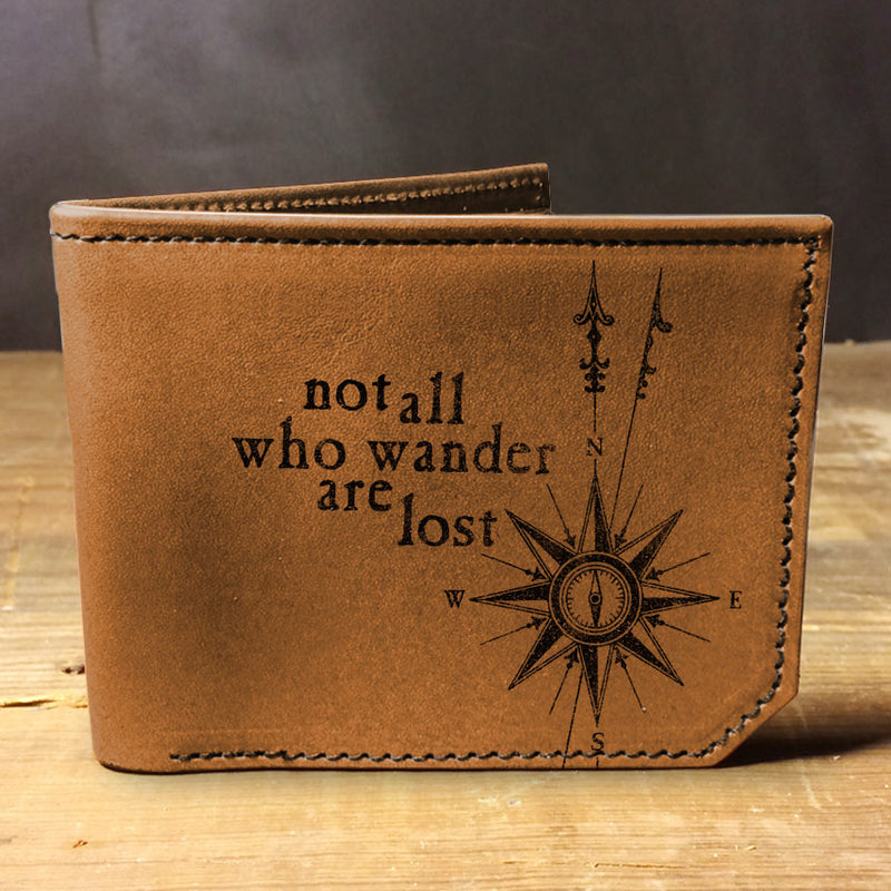 Wanderer - Printmaker Leather Wallet