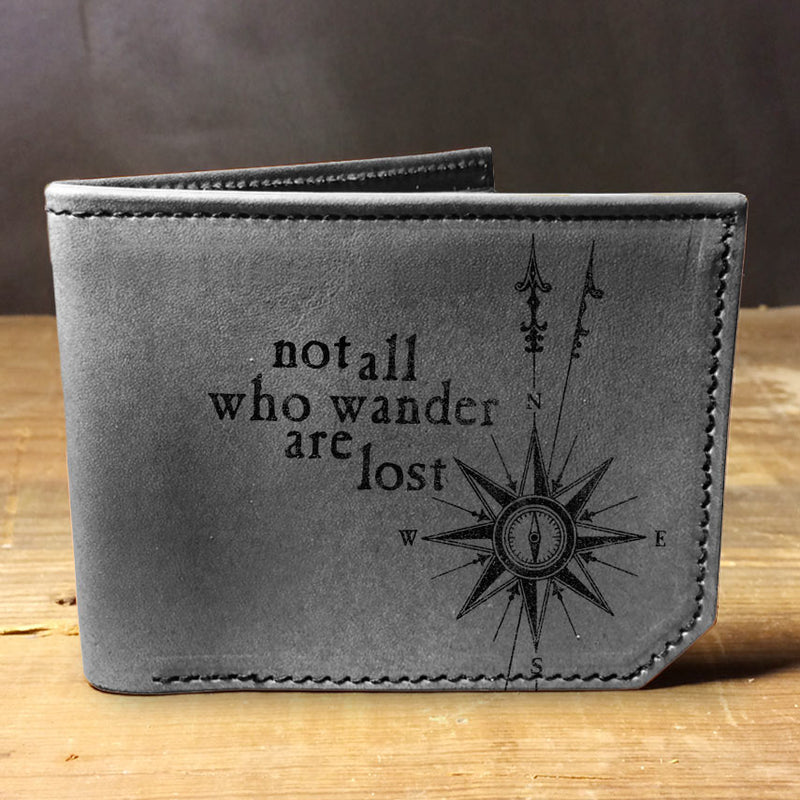 Wanderer - Printmaker Leather Wallet