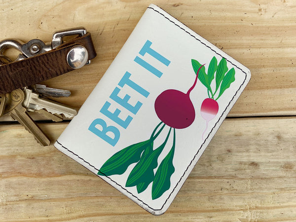 Beet It - Leather Spectrum Vert Cardholder Wallet