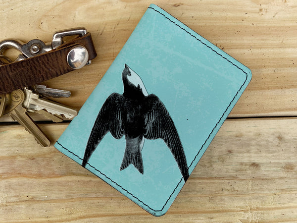 Birds - Leather Spectrum Vert Cardholder Wallet