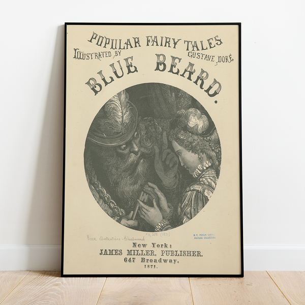 Blue Beard - 12"x18" Poster