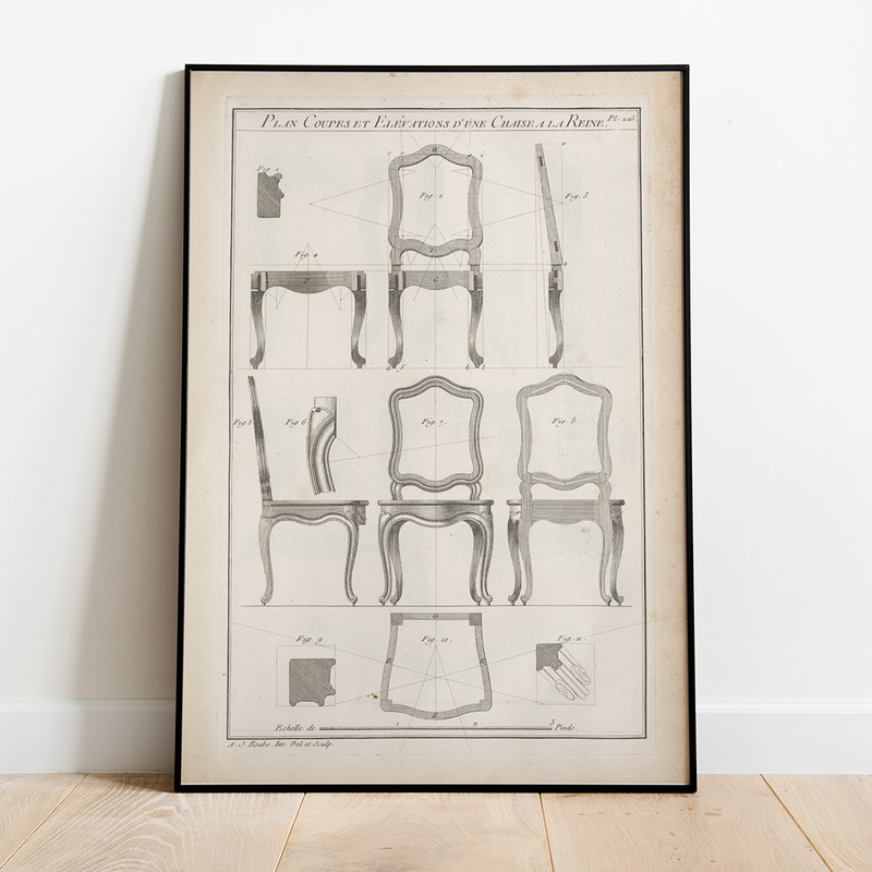 Chairs - 12"x18" Poster