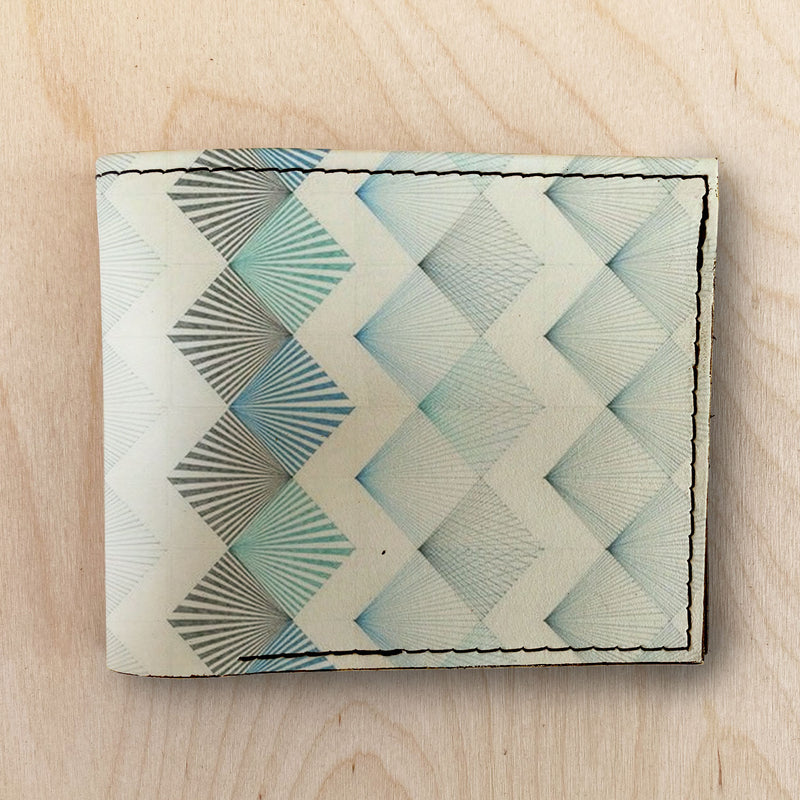 Diamond Pattern - Minimal Bi-Fold Wallet