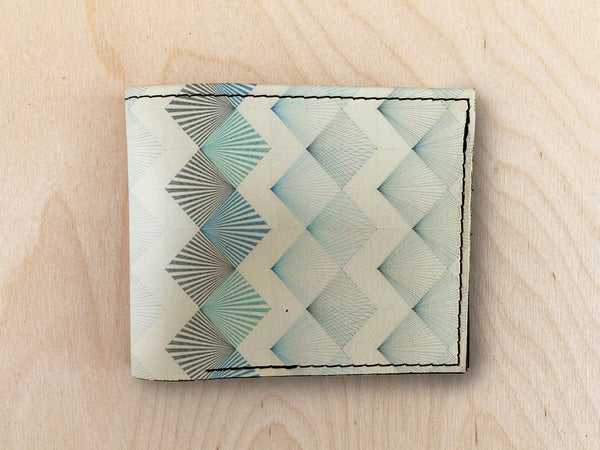 Diamond Pattern - Minimal Bi-Fold Wallet
