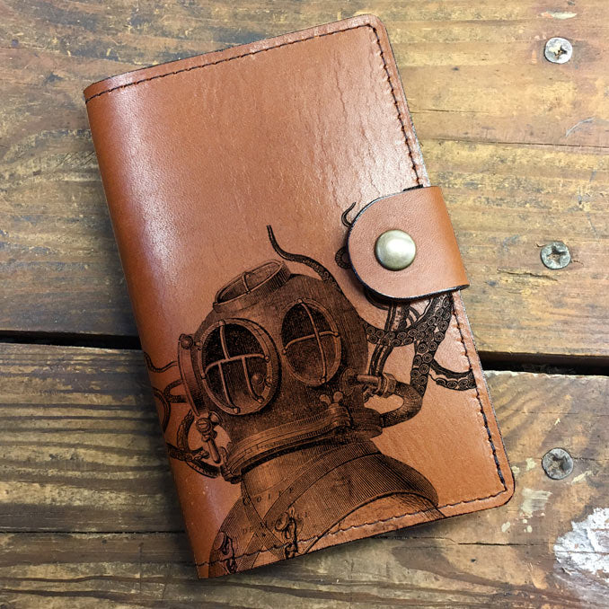 Aquanaut - Leather Journal Cover