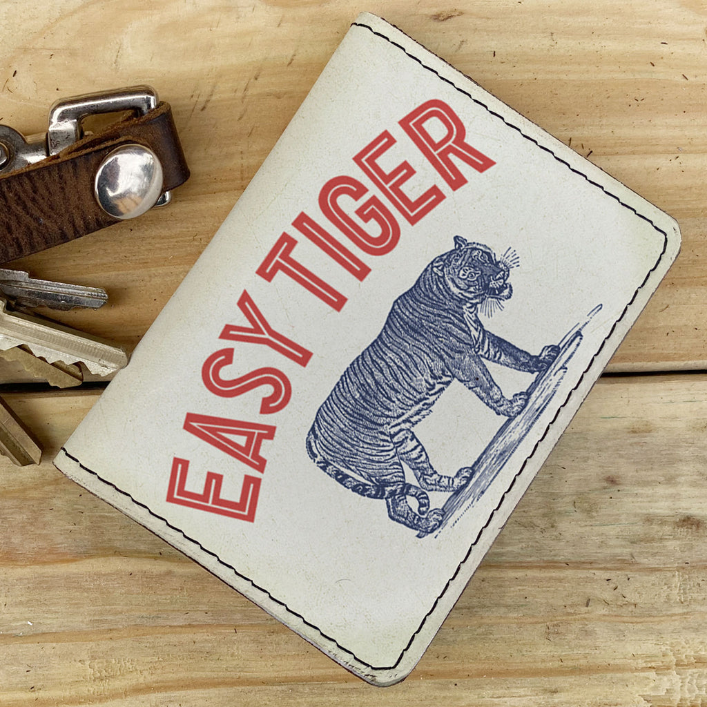 Easy Tiger - Leather Spectrum Vert Cardholder Wallet – backerton
