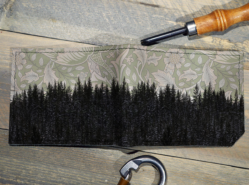 Forest Pattern - Spectrum Leather Wallet
