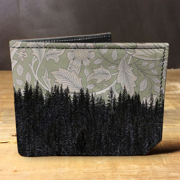 Forest Pattern - Spectrum Leather Wallet
