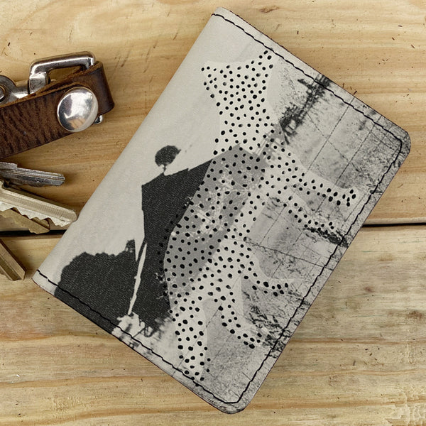 Fox - Leather Spectrum Vert Cardholder Wallet