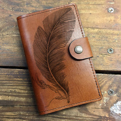 Feather - Leather Journal Cover