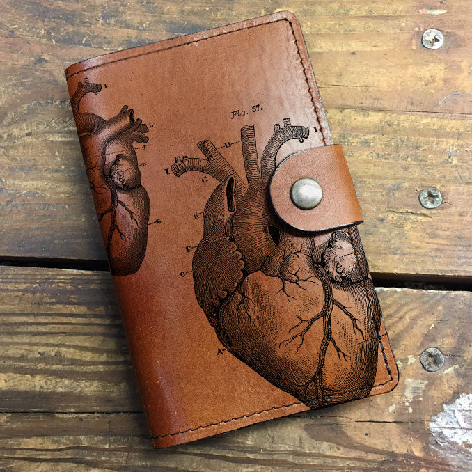 Anatomical Heart - Leather Journal Cover