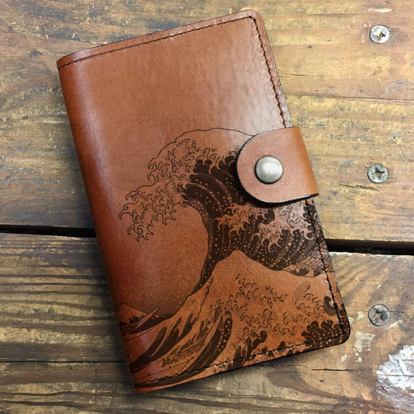 Waves - Leather Journal Cover