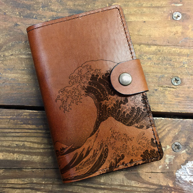 Waves - Leather Journal Cover