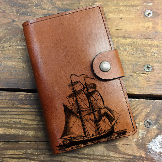 Sailing Ship - Leather Journal Cover