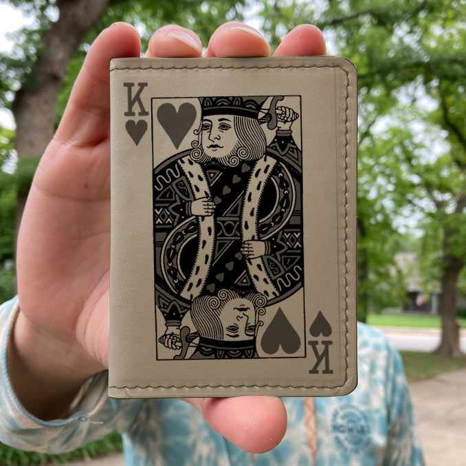 King of Hearts - Printmaker Vert Bifold
