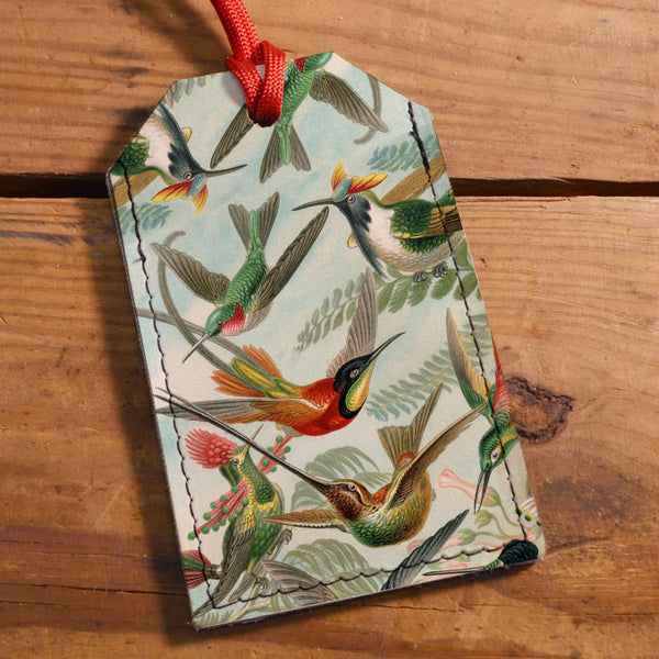 Flock - Leather Luggage Tag