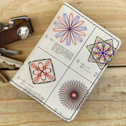Spirograph - Leather Spectrum Vert Cardholder Wallet