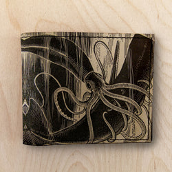 Squid Attack - Minimal Bi-Fold Wallet