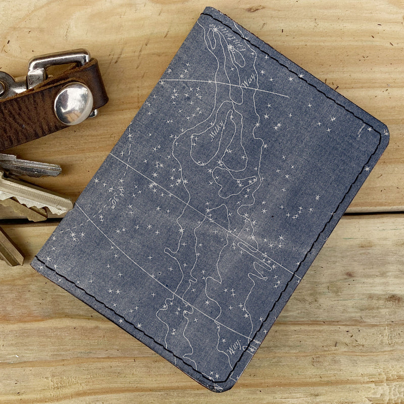 Star Map - Leather Spectrum Vert Cardholder Wallet