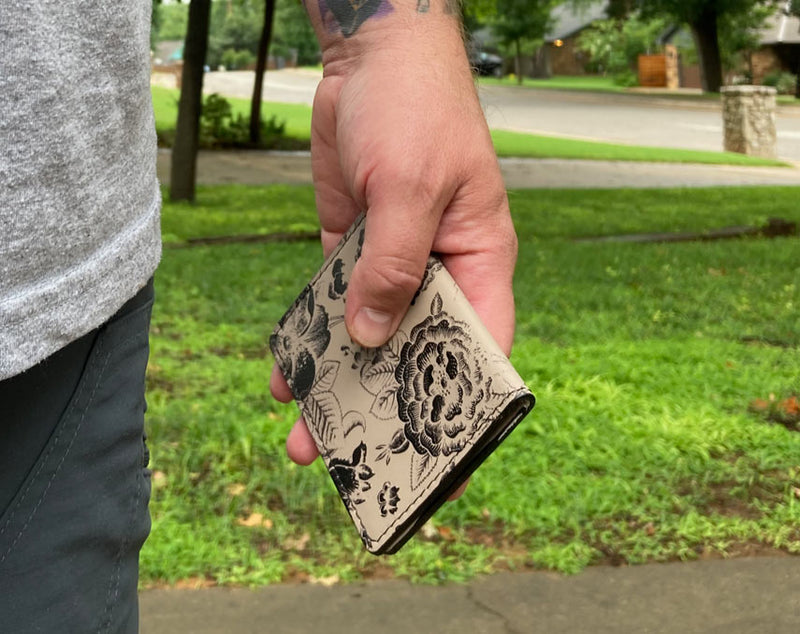 Praying Skeleton - Printmaker Vert Bifold