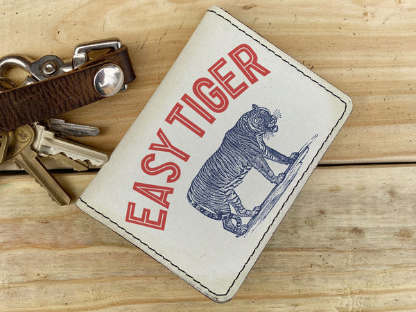 Easy Tiger - Leather Spectrum Vert Cardholder Wallet