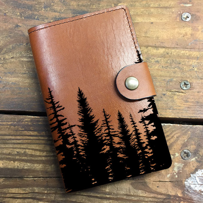 Treeline - Leather Journal Cover