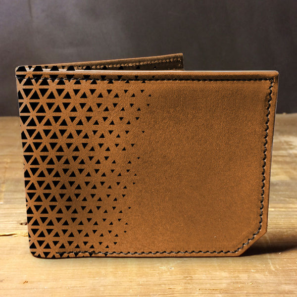 Trinangles - Printmaker Leather Wallet
