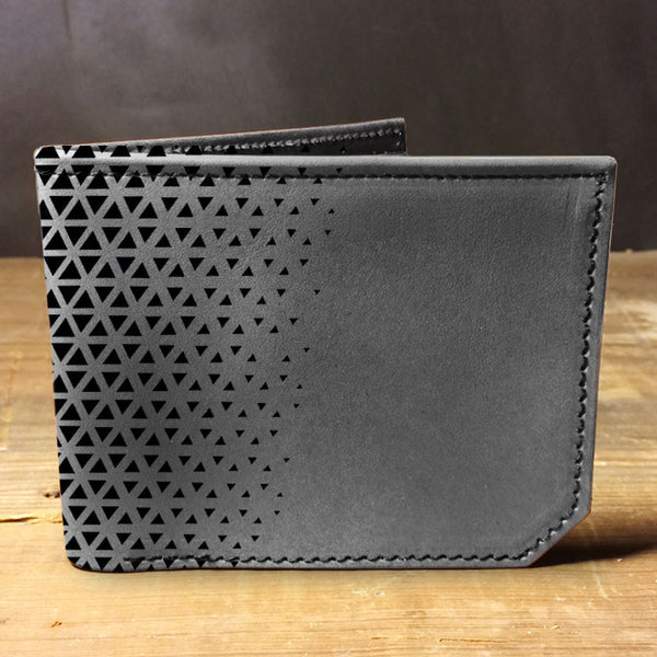 Trinangles - Printmaker Leather Wallet