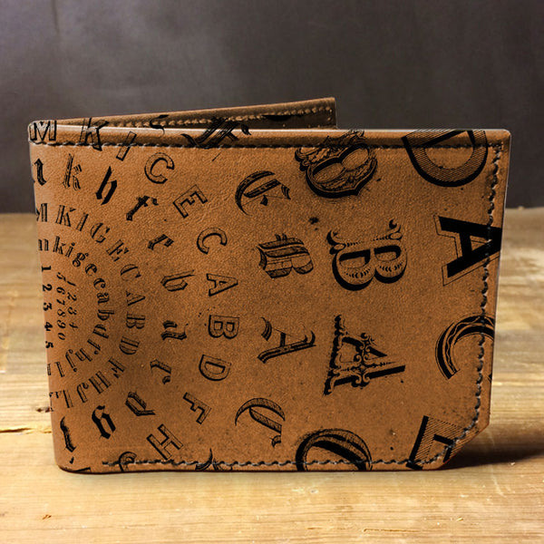 Type - Printmaker Leather Wallet