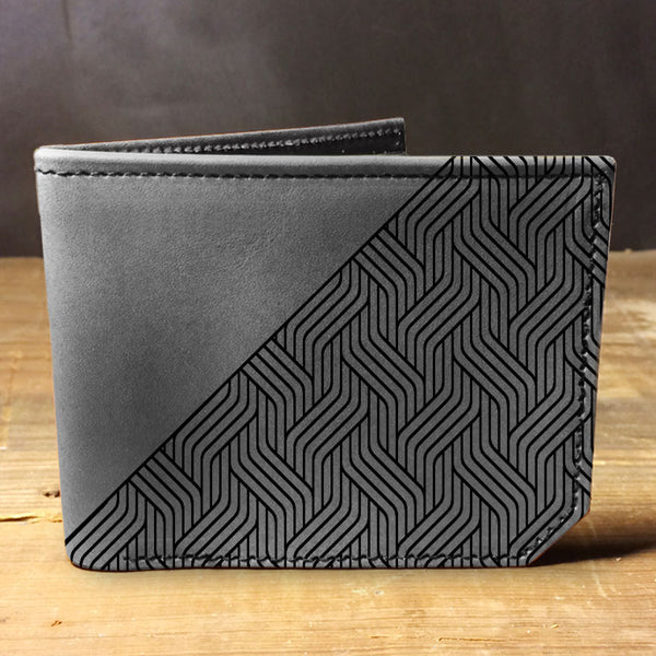 Weave - Printmaker Leather Wallet