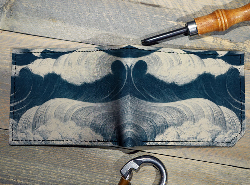 Waves - Spectrum Leather Wallet