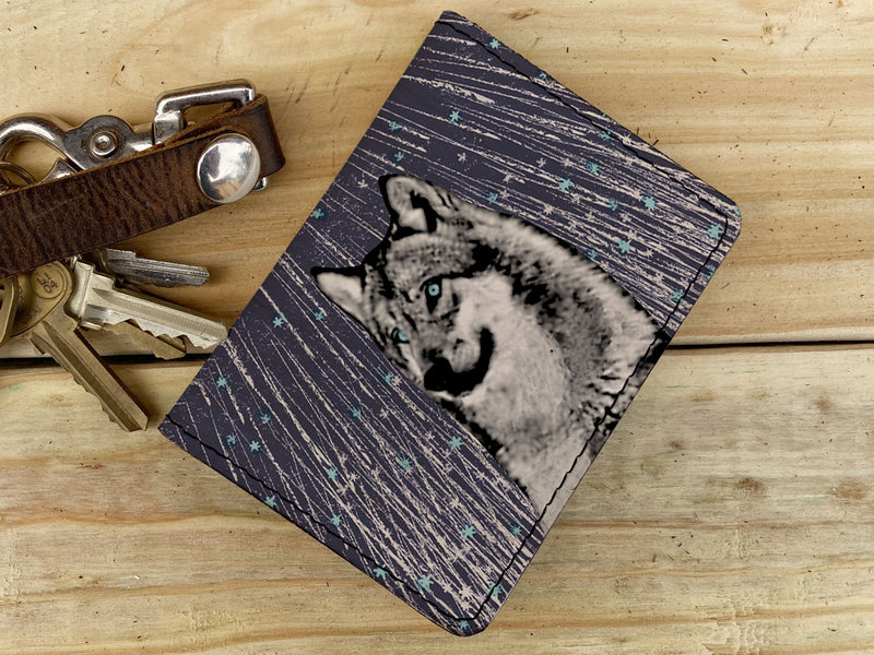 Star Wolf - Leather Spectrum Vert Cardholder Wallet