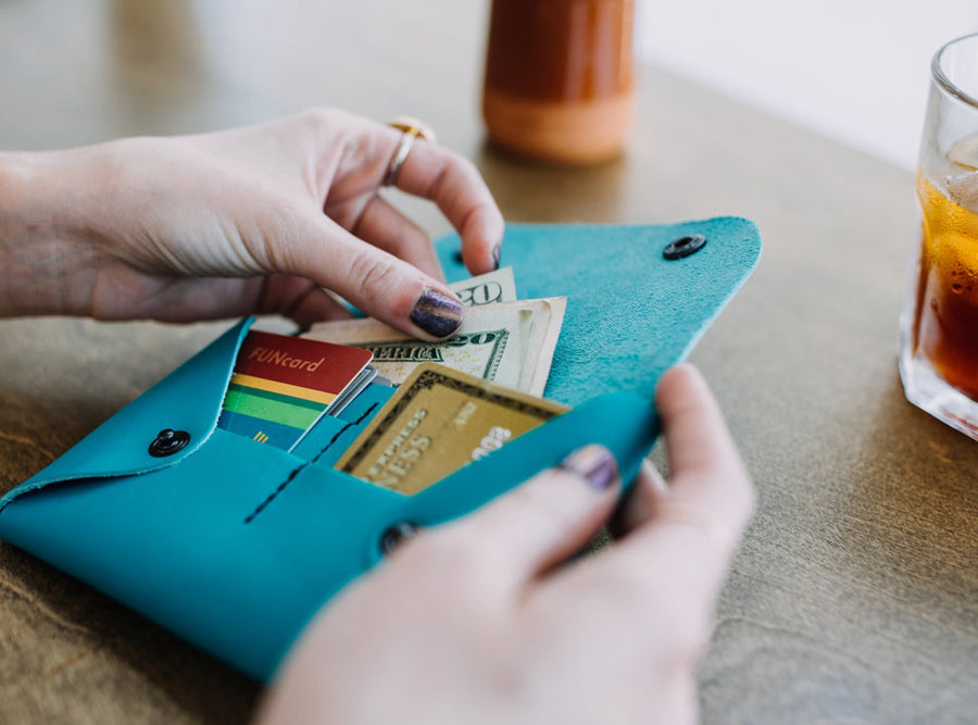 Black - Midi Travel Wallet – backerton
