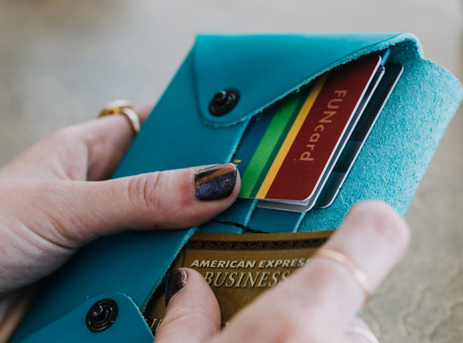 Black - Midi Travel Wallet – backerton