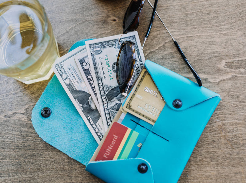 Red - Midi Travel Wallet